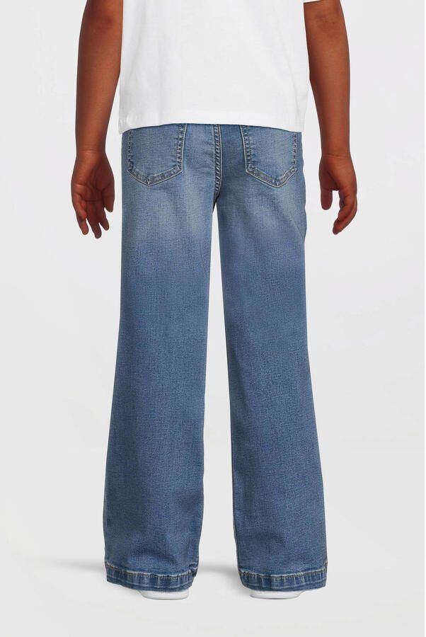 Anytime wide leg jeans mid blue - Foto 4
