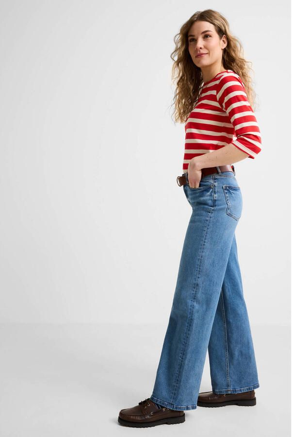 Anytime wide leg jeans mid blue - Foto 2