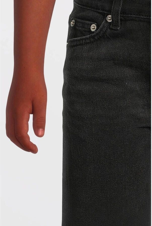 Anytime wide leg jeans zwart Meisjes Denim Effen - Foto 2