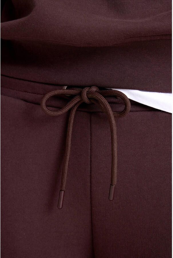 Anytime wide leg joggingbroek donkerbruin - Foto 2