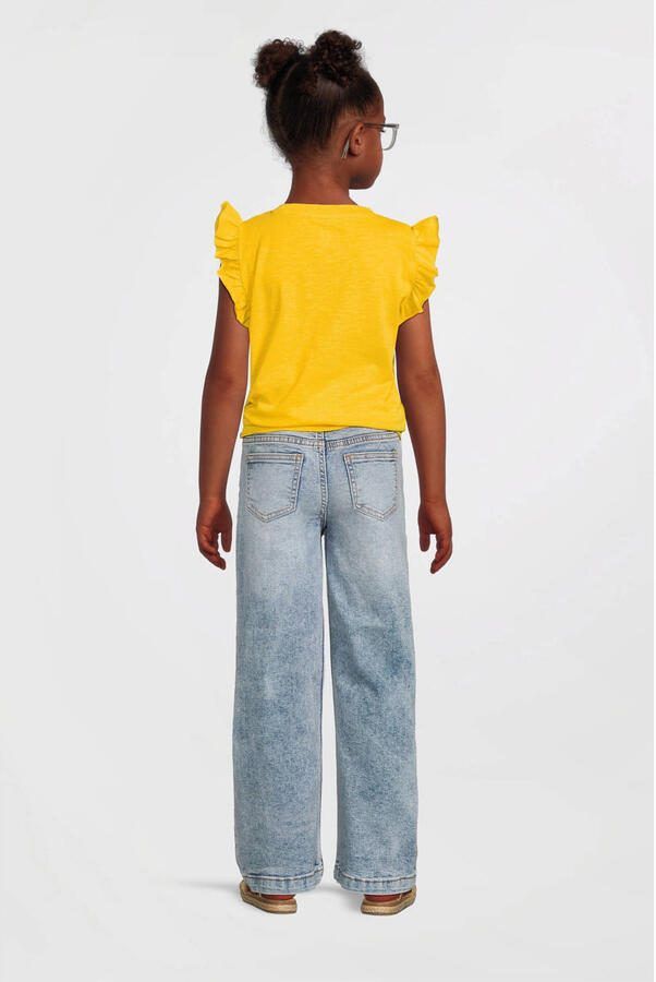 Anytime wide leg jeans lichtblauw - Foto 4