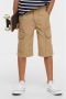 Anytime cargo bermuda beige Korte broek Jongens Stretchkatoen Effen 104 - Thumbnail 1