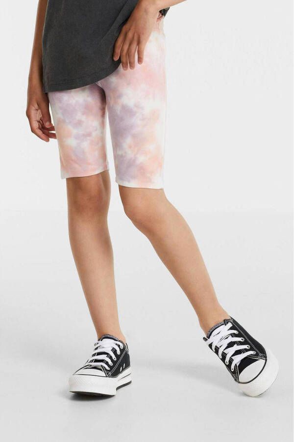 anytime cycling short tie-dye