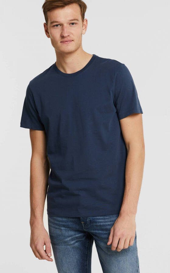 Anytime T-shirt donkerblauw