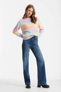Anytime high rise wide leg jeans blauw