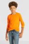 Anytime longsleeve T-shirt oranje Jongens Katoen Ronde hals Effen 110 116 - Thumbnail 1