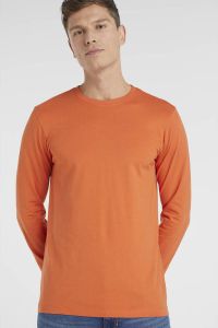 Anytime longsleeve T-shirt oranje
