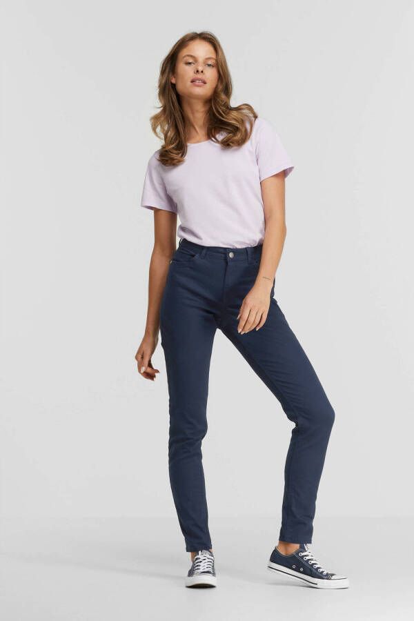 Anytime mid rise jeans blauw