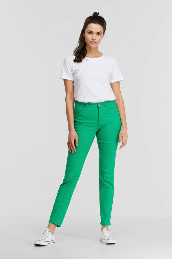 Anytime mid rise jeans groen