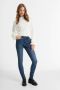Anytime mid rise skinny jeans blauw - Thumbnail 1