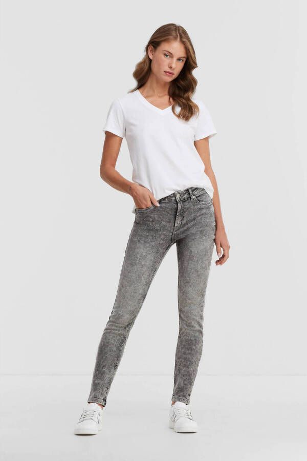 Anytime mid rise skinny jeans grey