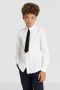 Anytime overhemd met stropdas wit Jongens Katoen Klassieke kraag Effen 110 - Thumbnail 1
