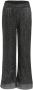 Anytime plisse wide leg broek zwart zilver Meisjes Polyester Meerkleurig 110 116 - Thumbnail 1