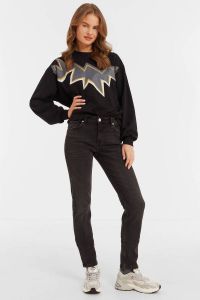 Anytime relaxed fit jeans zwart