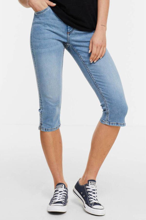 Anytime skinny capri jeans lichtblauw