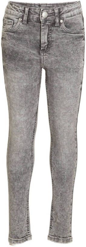 Anytime skinny jeans grijs Meisjes Denim 134 | Jeans van