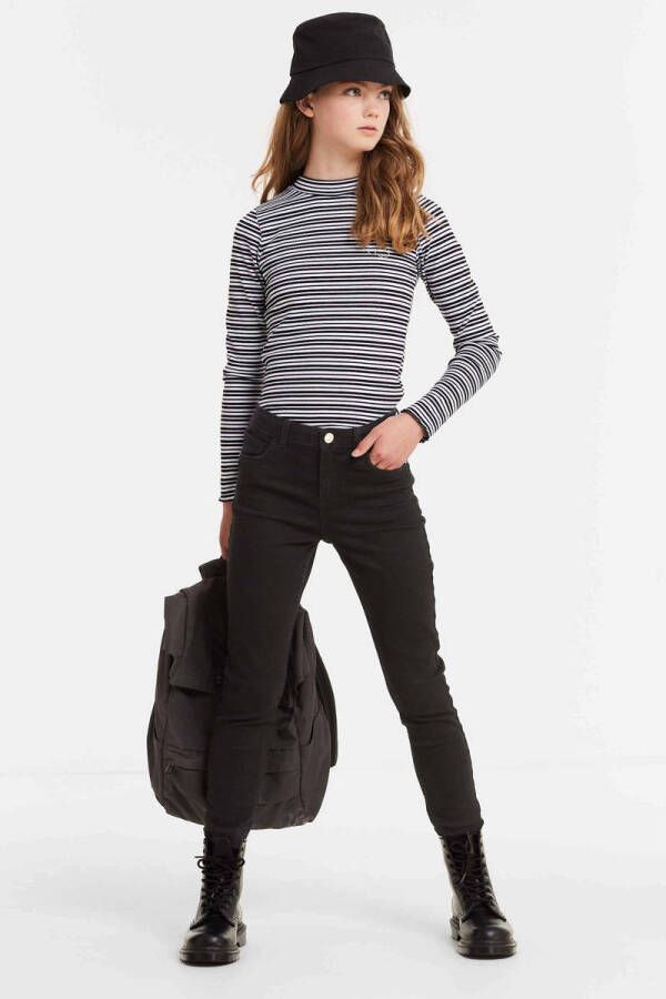 Anytime skinny jeans zwart Meisjes Denim 104 | Jeans van - Foto 4