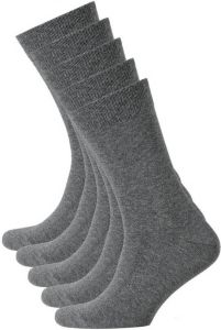 Anytime sokken set van 5 grijs