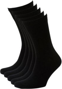 Anytime sokken set van 5 zwart