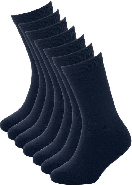 Anytime sokken set van 7 donkerblauw Katoen 27-30