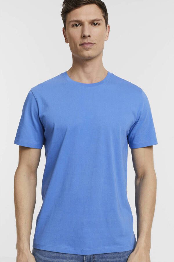 Anytime T-shirt blauw