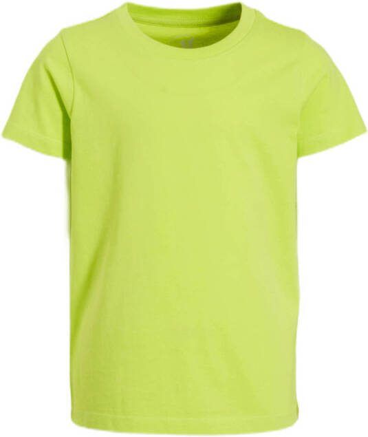 Anytime T-shirt lime Groen Jongens Katoen Ronde hals Effen 110 116 - Foto 2