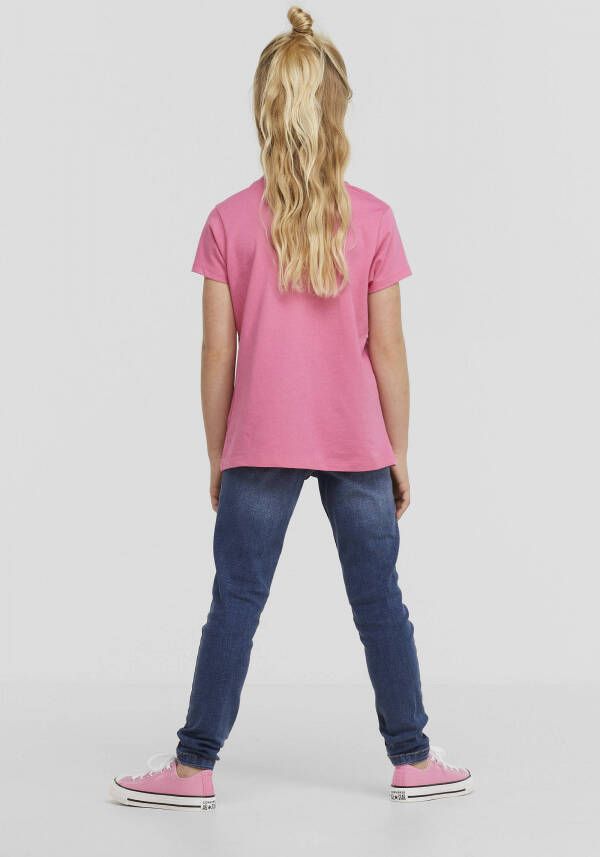 Anytime basic T-shirt roze