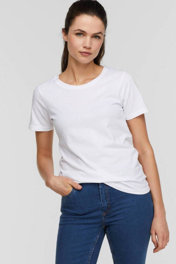 Anytime T-shirt wit - Foto 3
