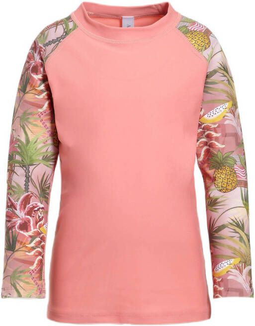 Anytime UV T-shirt roze UV shirt Meisjes Polyether Ronde hals 98 104
