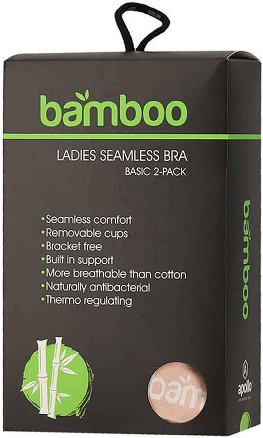 Apollo Bamboe Bh dames Zonder beugel 2-Pack - Foto 4