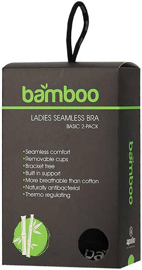 Apollo Bamboe Bh dames Zonder beugel 2-Pack - Foto 2