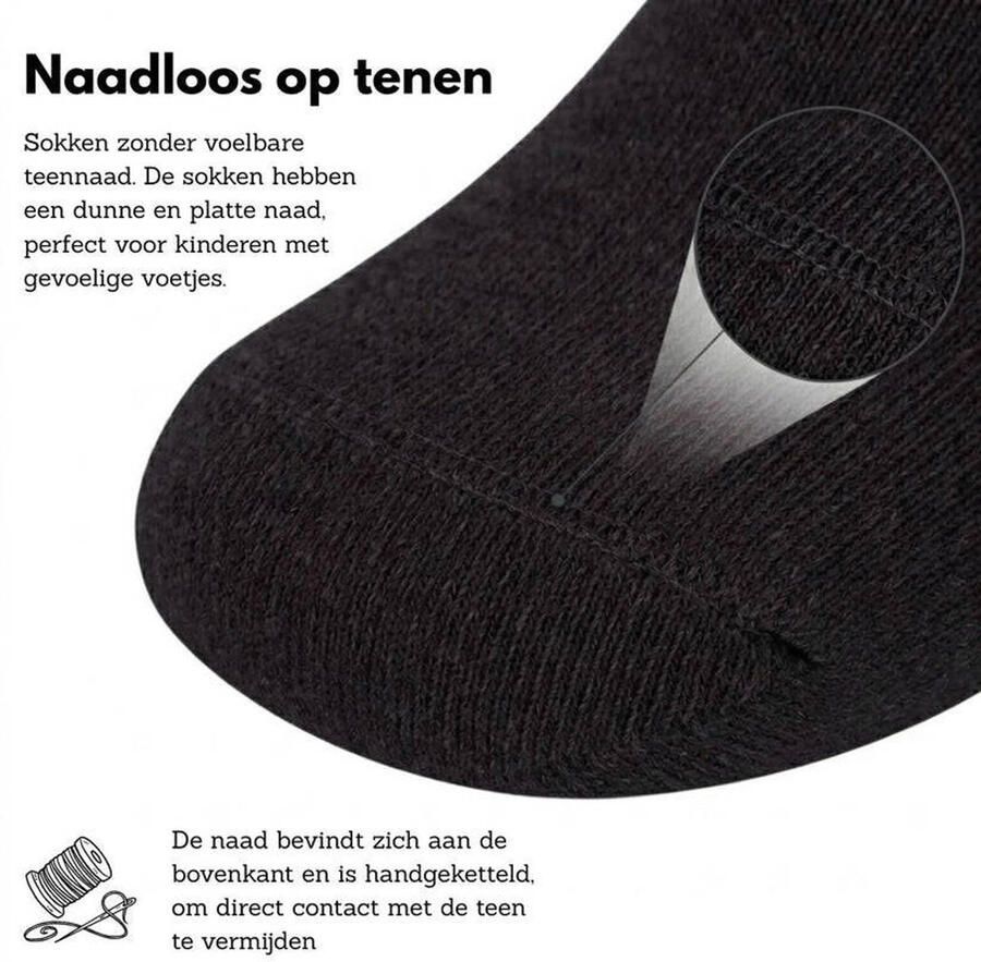 Apollo Bamboe kindersokken Naadloos 8-Pack - Foto 3