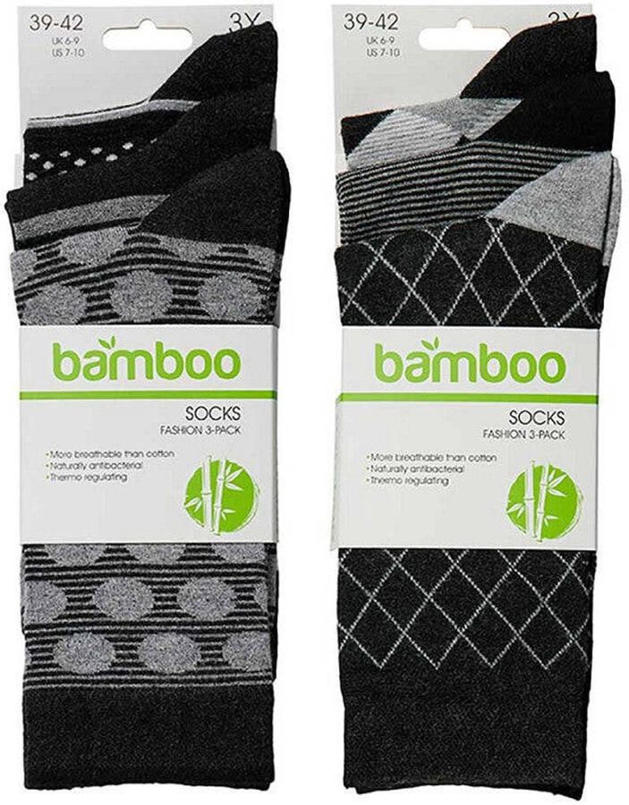 Apollo Bamboe sokken met motief 6 Paar - Foto 3