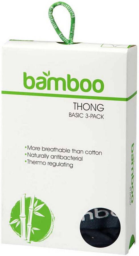 Apollo Bamboe string dames 6-Pack - Foto 2