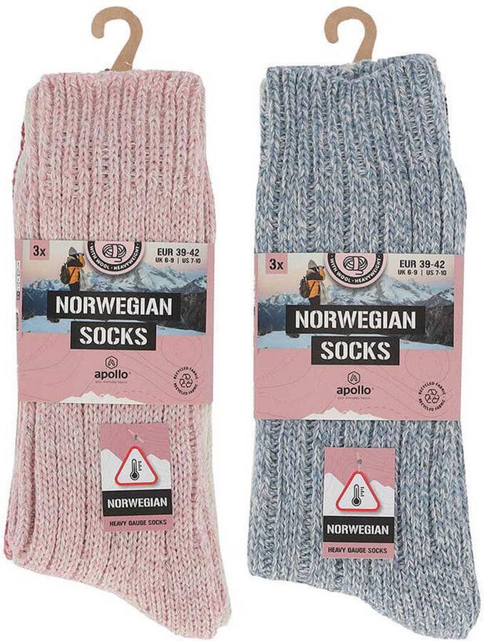 Apollo Gebreide (Noorse) werksokken 6-Pack - Foto 3