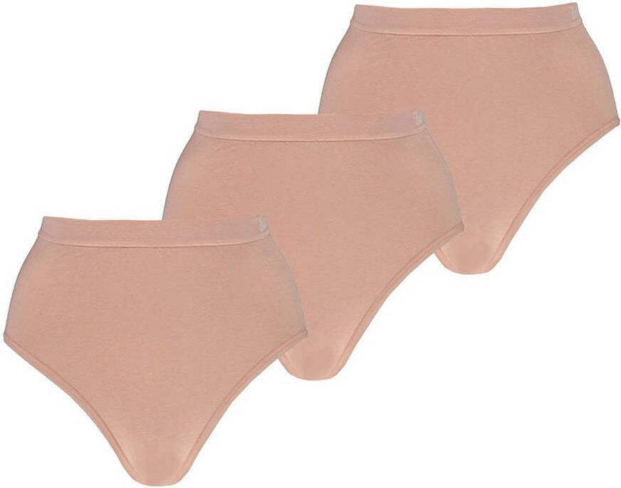Apollo high waist slip met bamboe (set van 3) beige