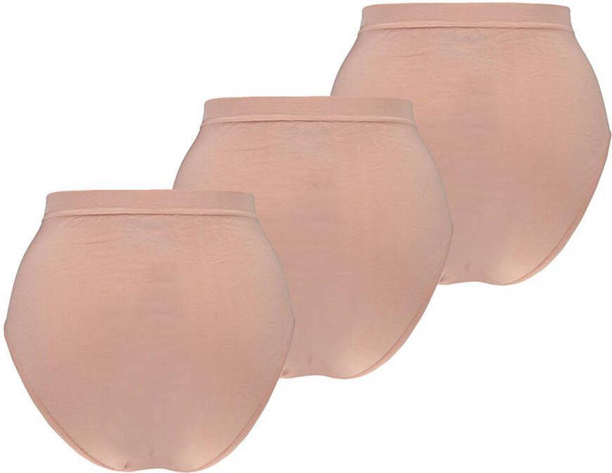 Apollo high waist slip met bamboe (set van 3) beige - Foto 2