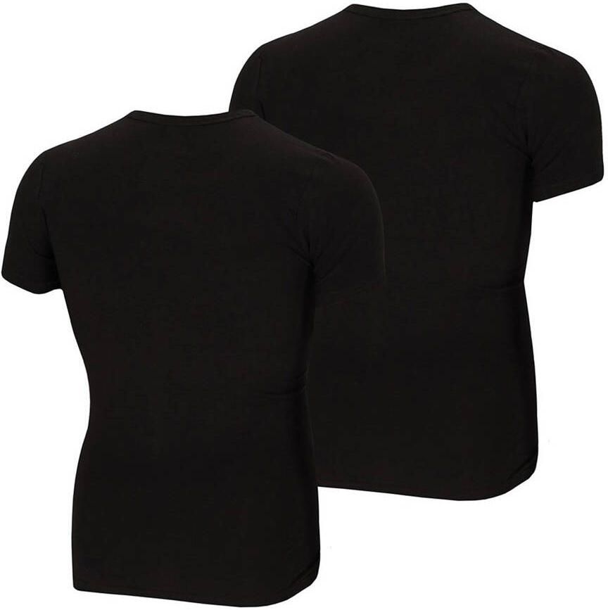 Apollo ondershirt met bamboe (set van 2) zwart