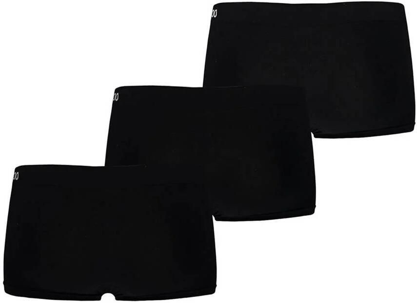 Apollo short met bamboe (set van 3) zwart