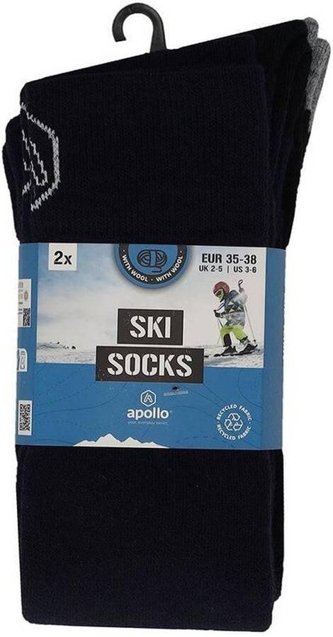 Apollo Skisokken kids Unisex 4-Pack - Foto 2