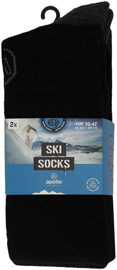 Apollo Skisokken Unisex Badstof zool 4-Pack - Foto 3