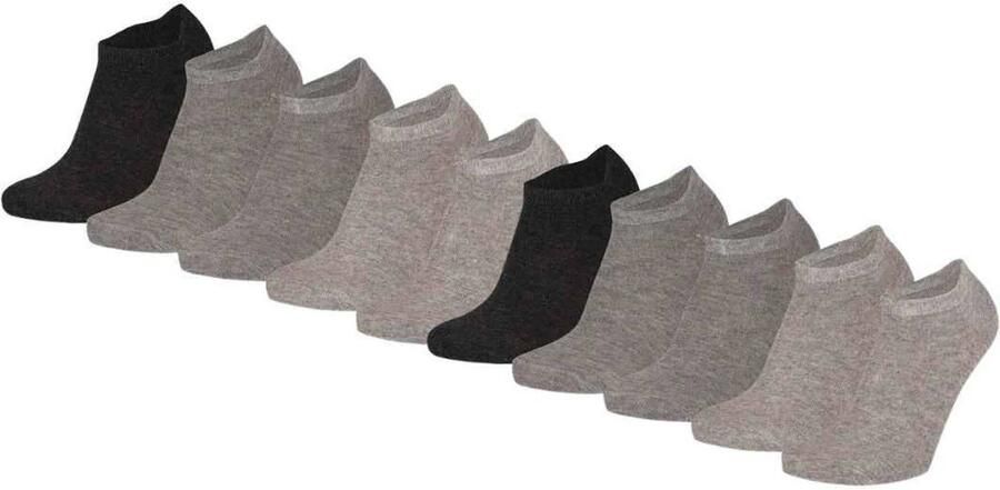 Apollo Sneakersokken Basic Unisex 10-Pak