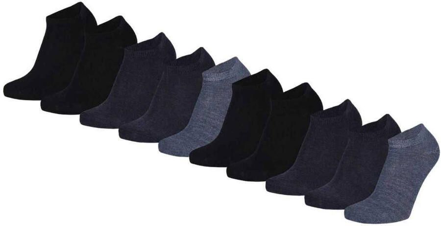 Apollo Sneakersokken Basic Unisex 10-Pak