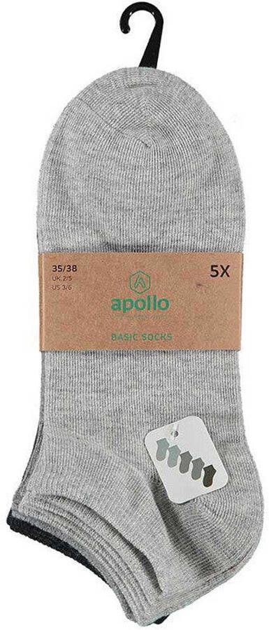 Apollo Sneakersokken Basic Unisex 10-Pak - Foto 3