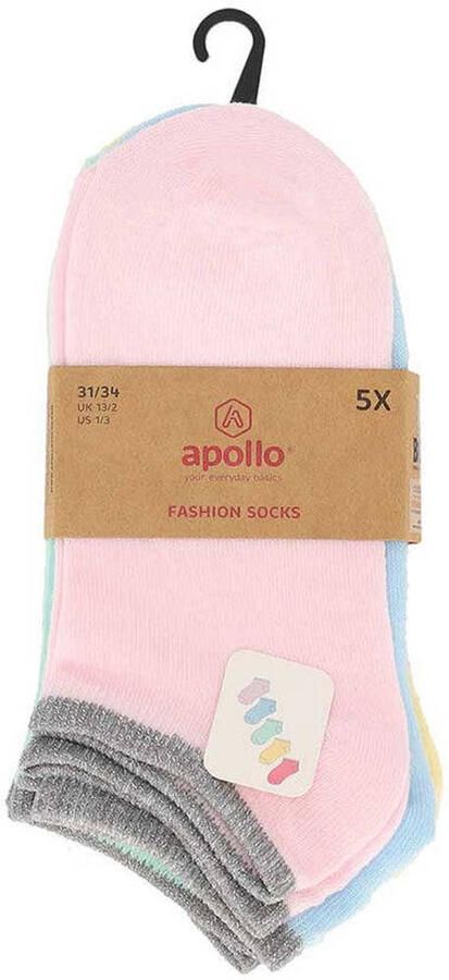 Apollo Sneakersokken Glitter Lurex 15-Pak - Foto 3