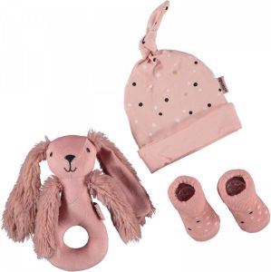Apollo baby geschenkset konijn roze