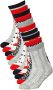 Apollo sokken met all-over print set van 10 rood Meisjes Katoen Mixprint 23-26 - Thumbnail 1