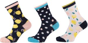 Apollo sokken met all-over-print set van 3 multi