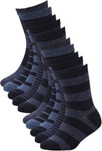 Apollo sokken set van 10 blauw