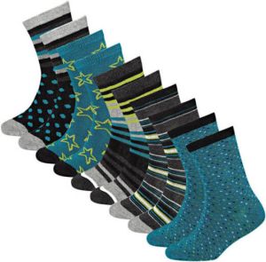 Apollo sokken set van 10 groen